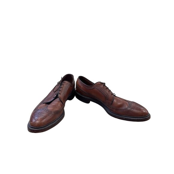 Allen Edmonds MacNeil Mens Brown Leather Oxford Dress Shoes Size 14AA SKU 7427 main image 4